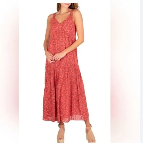 Joie cotton tiered maxi dress - Picture 6 of 9